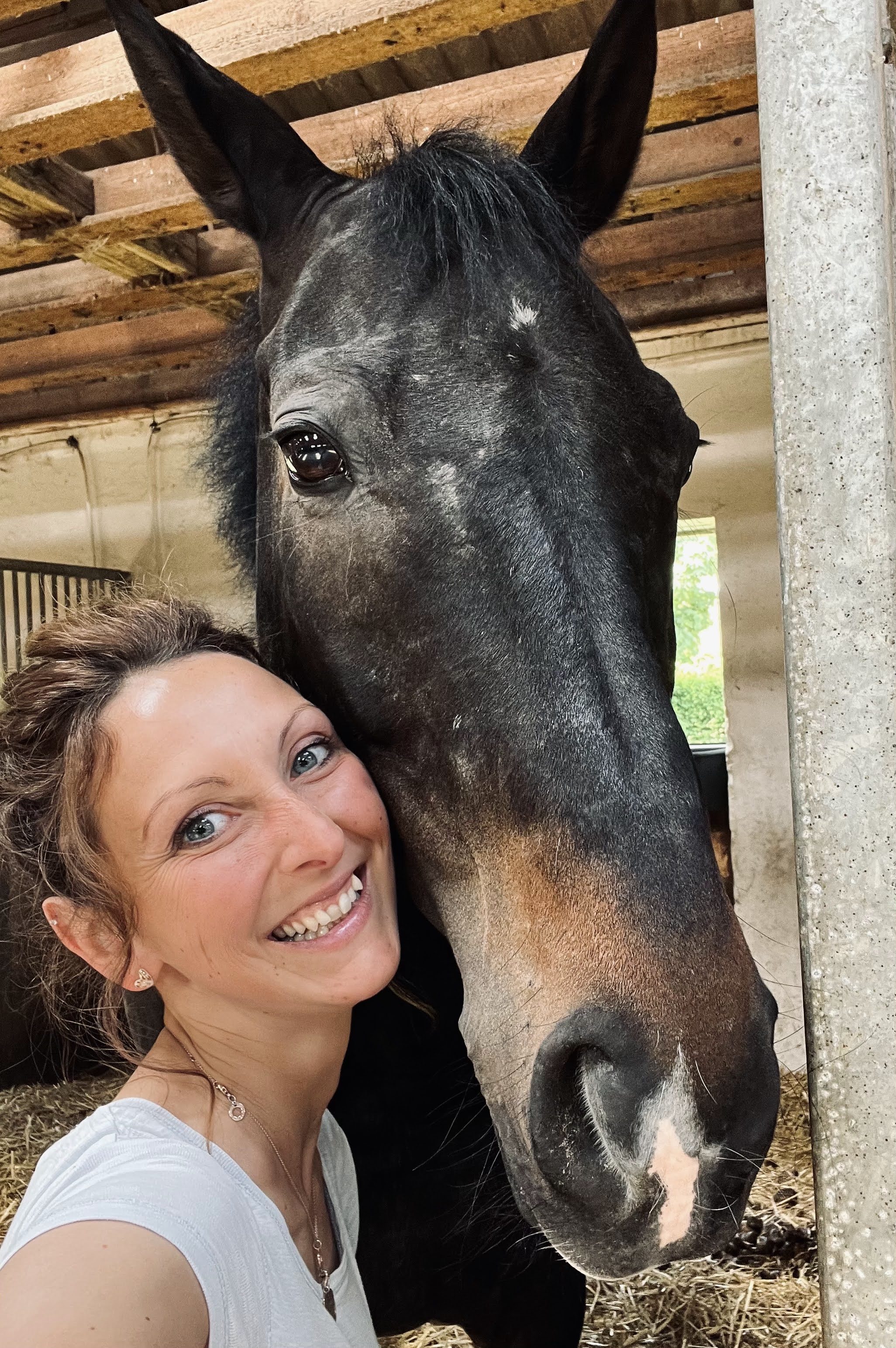 Alex mit ihrem Pferd